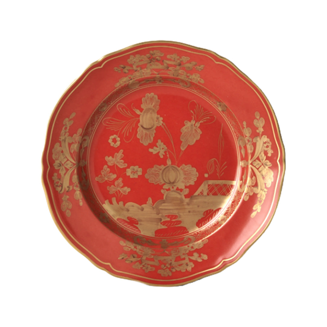 Oriente Italiano Dessert Plate - Elegant Rubrum Ceramic Dessert Plates for Fine Dining, Italian Cuisine & Home Entertaining - Perfect for Gelato, Tiramisu, Pastries & Cheese Serving