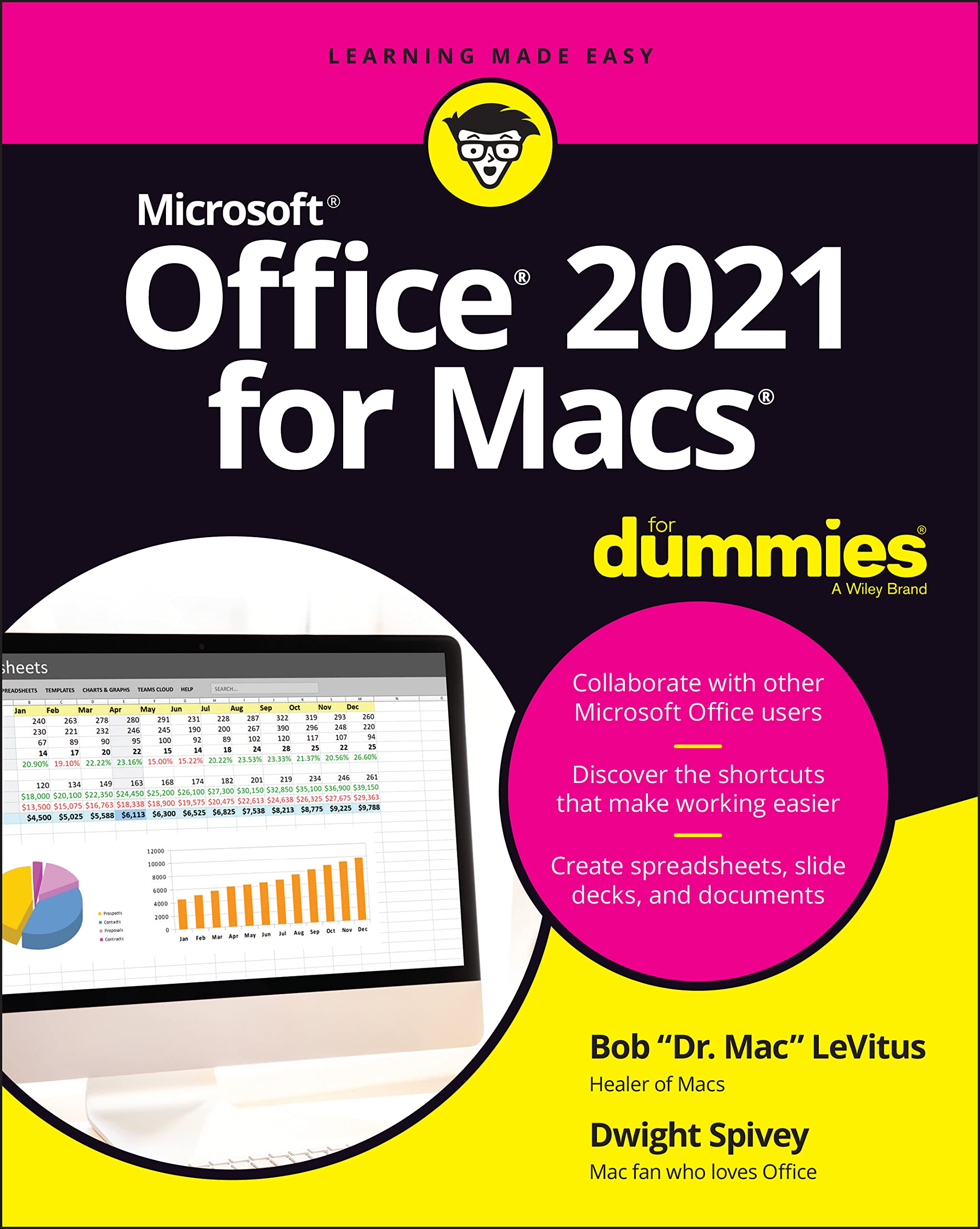 Office 2021 for Mac For Dummies - Complete Guide to Microsoft Office for Mac Users | Learn Word, Excel, PowerPoint & More - Perfect for Home, Office & Student Use