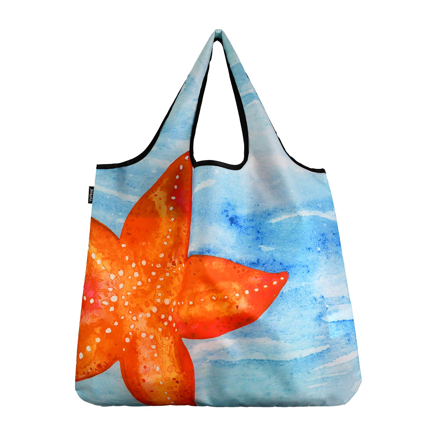 JUMBO Size Reusable Shopping Bags - Eco-Friendly Fashionable Grocery Totes for Groceries, Farmers Market & Beach Trips