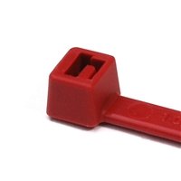 Hellermann T50R2C2UL 8-Inch Plenum Rated Cable Ties - Heavy Duty Nylon Wire Ties for Secure Cable Management in HVAC, Data Centers & Office Wiring