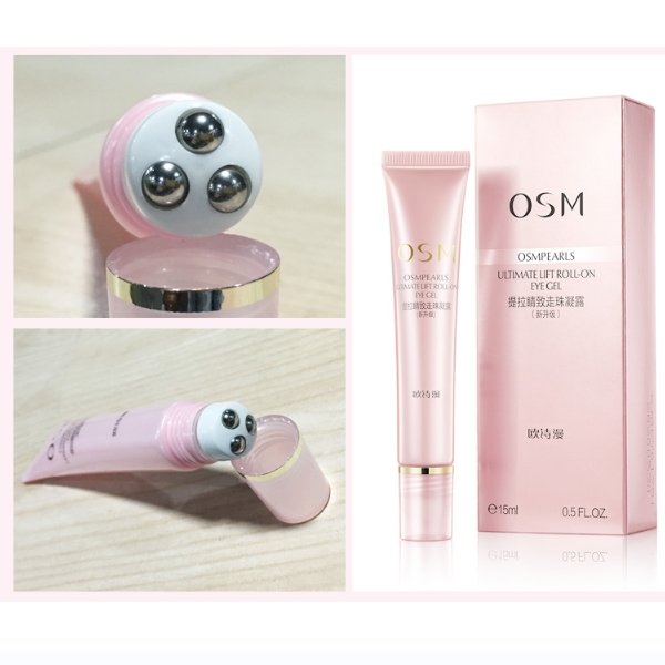 OSM Ultimate Lift Roll On Eye Gel for Dark Circles & Puffiness - Anti-Aging Eye Treatment for Wrinkles & Fine Lines - Perfect for Morning Routine & Travel Skincare
