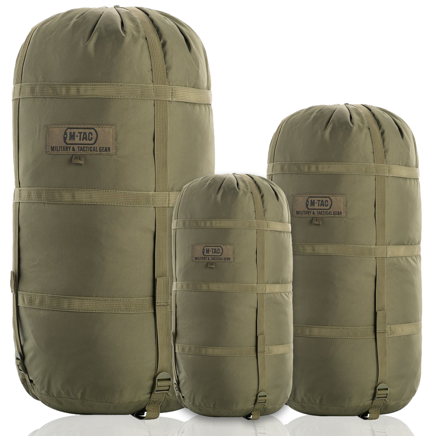 M Tac Compression Sack Medium - Waterproof & Lightweight Gear Storage Bag for Camping, Hiking & Travel - Compact & Durable Outdoor Equipment Organizer