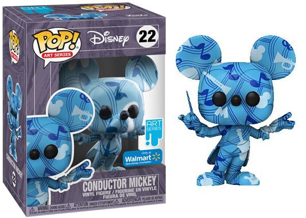 Disney Mickey Mouse Conductor Art Series Unsealed Stack Figure - Walmart Exclusive Collectible for Disney Fans & Home Decor