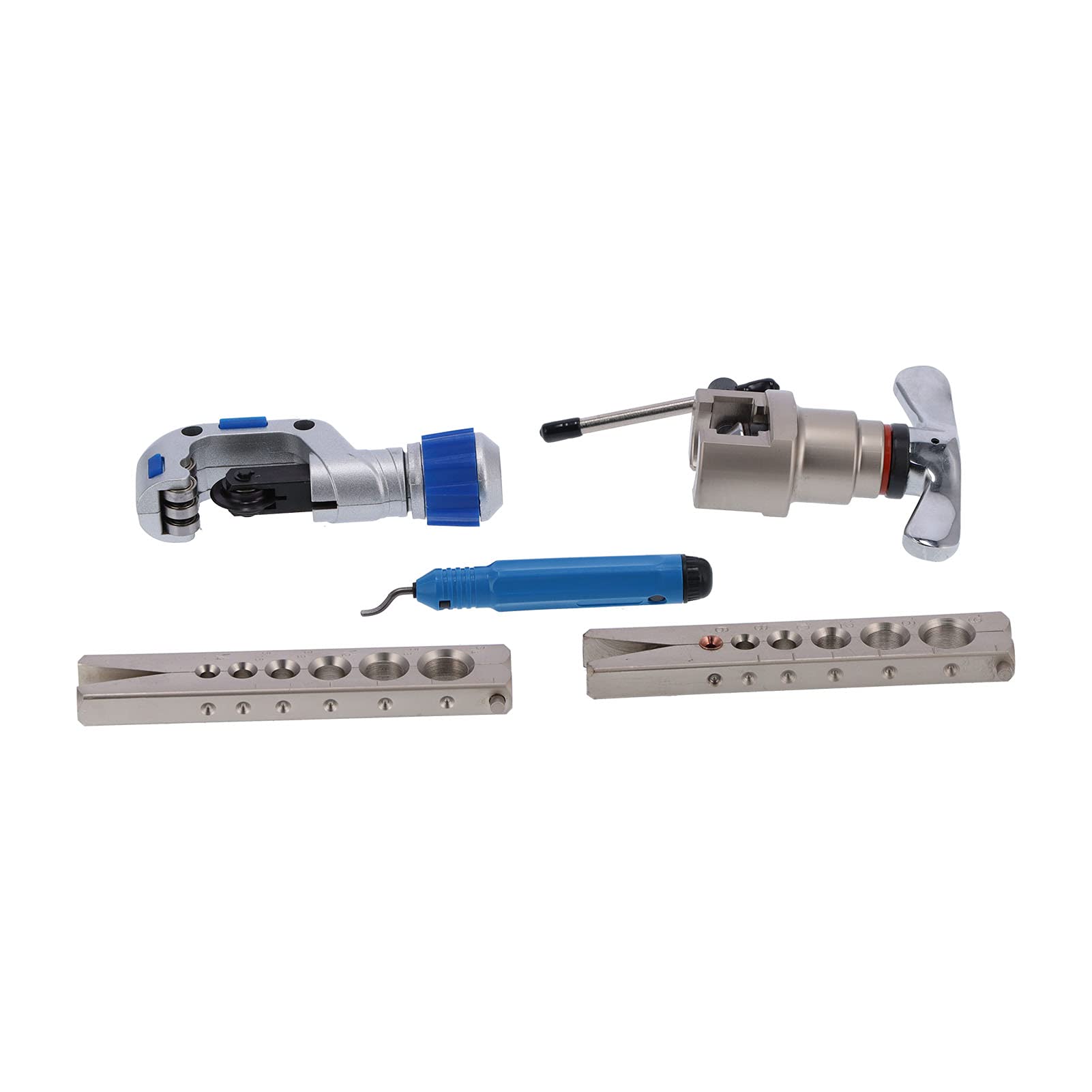 HVAC Copper Pipe Flaring Tool - Professional Expander & Deburring Kit for Refrigerators, Water Heaters & Air Conditioners | Home & Commercial HVAC Repair Tool | Perfect for DIY Installation and Maintenance