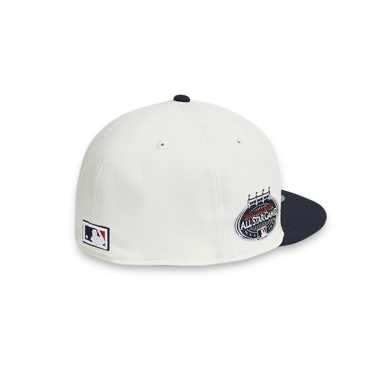 New York Yankees 2008 All-Star Game White 59FIFTY Fitted Hat for Men - Official MLB Baseball Cap for Sports Fans & Streetwear Fashion