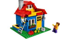 LEGO Pencil Holder 40154 - Creative Building Blocks Desk Organizer for School, Office & Home Decor