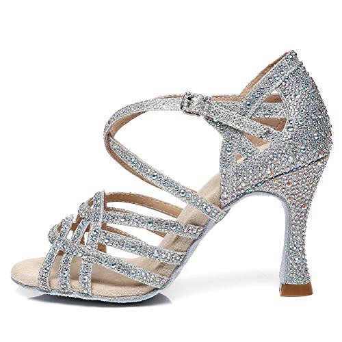 3.33inch Heel Silver-l357