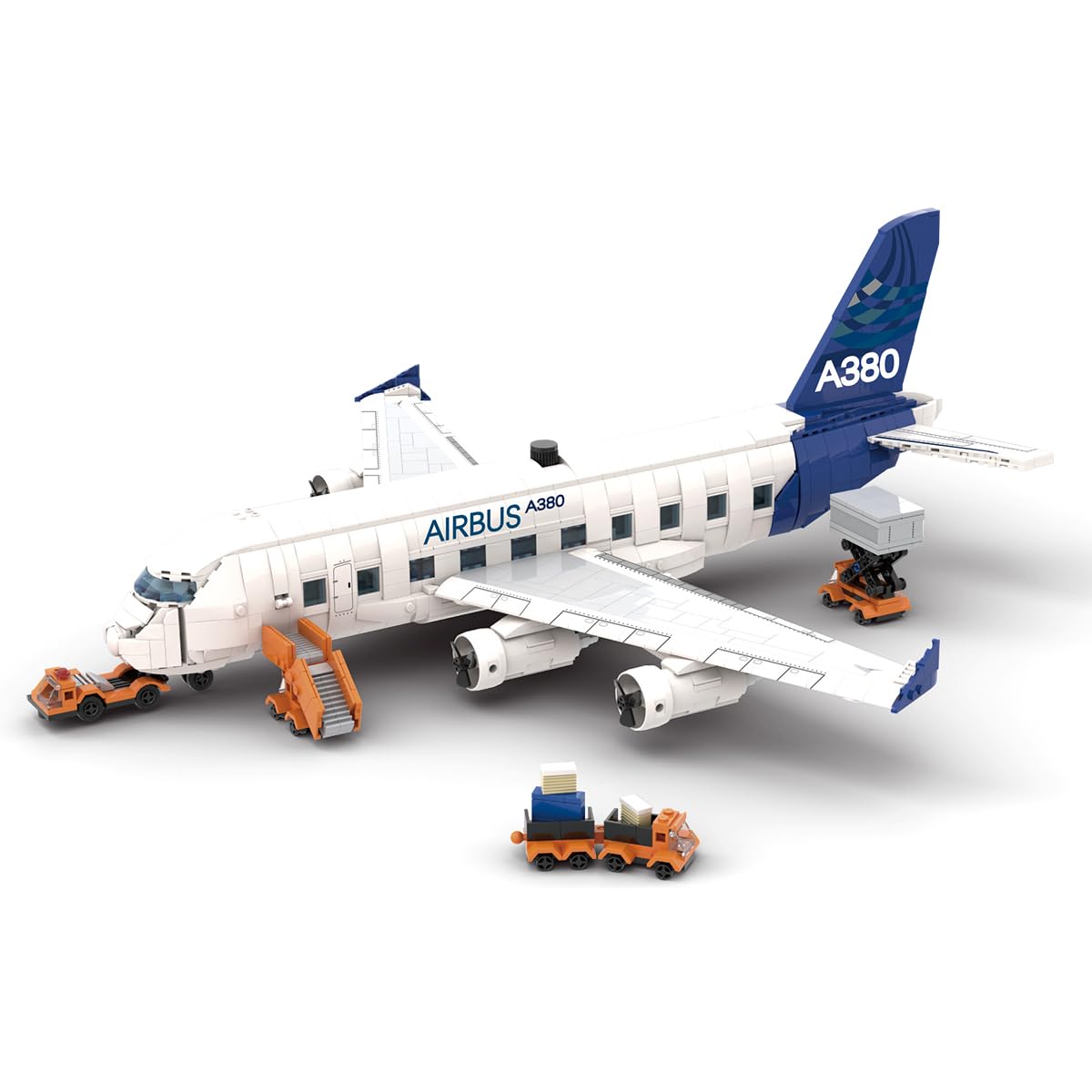 DAHONPA Airbus Building Blocks Set - 1945 Pieces Airplane City Model with Flight Attendants, STEM Educational Toy for Kids & Adults | Perfect for Creative Play, Birthday Gifts & Aviation Enthusiasts