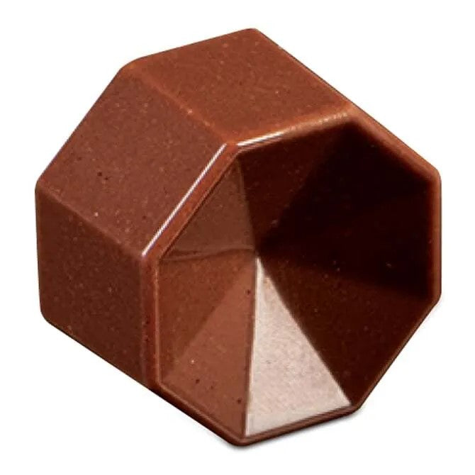OTTOGANO Prisma Octagonal Chocolate Mold - 28 Indents Silicone Baking Mold for Homemade Chocolates, Candies & Desserts | Perfect for Valentine's Day, Christmas & Birthday Gifts
