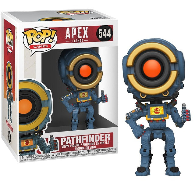 Apex Legends Pathfinder Pop! Vinyl Figure #544 - Collectible Gaming Merchandise for Display & Gifts