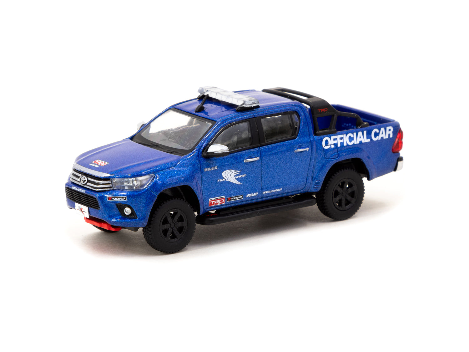 Tarmac Works 1/64 Scale Toyota Hilux Fuji Speedway Official Diecast Model Car - HOBBY64 Collection for Racing Enthusiasts & Diecast Collectors - Perfect for Display, Racing Dioramas, and Gift Giving