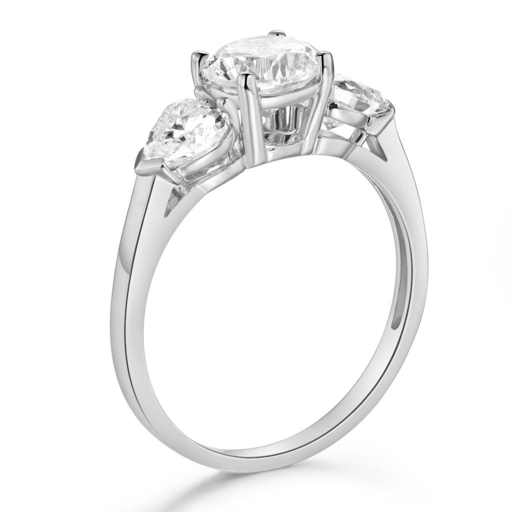 14K Yellow or White Gold Wedding Engagement Rings for Women – Elegant Solitaire Diamond Ring for Brides, Proposals, Anniversaries & Special Occasions
