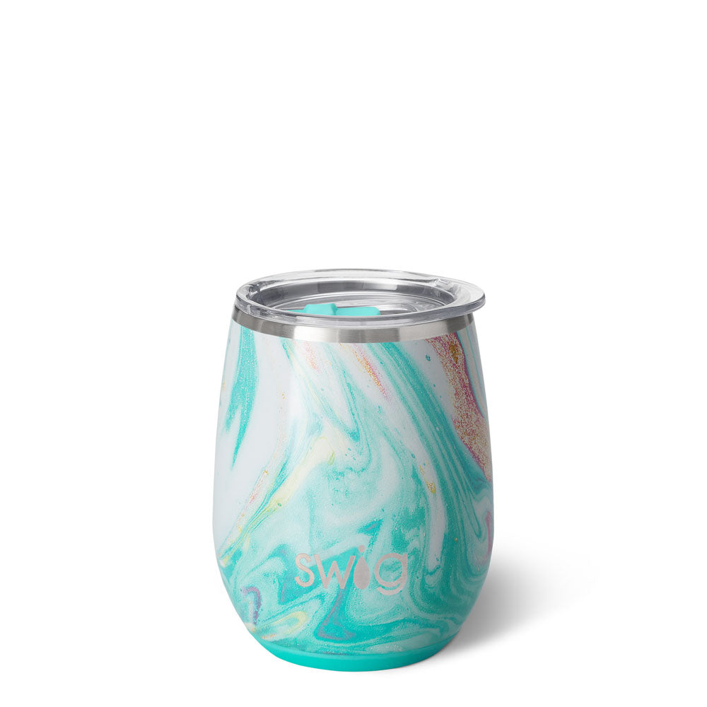 Stemless Wine Glass 14oz - Shatterproof & Elegant for Outdoor Picnics, Parties, and Home Entertaining