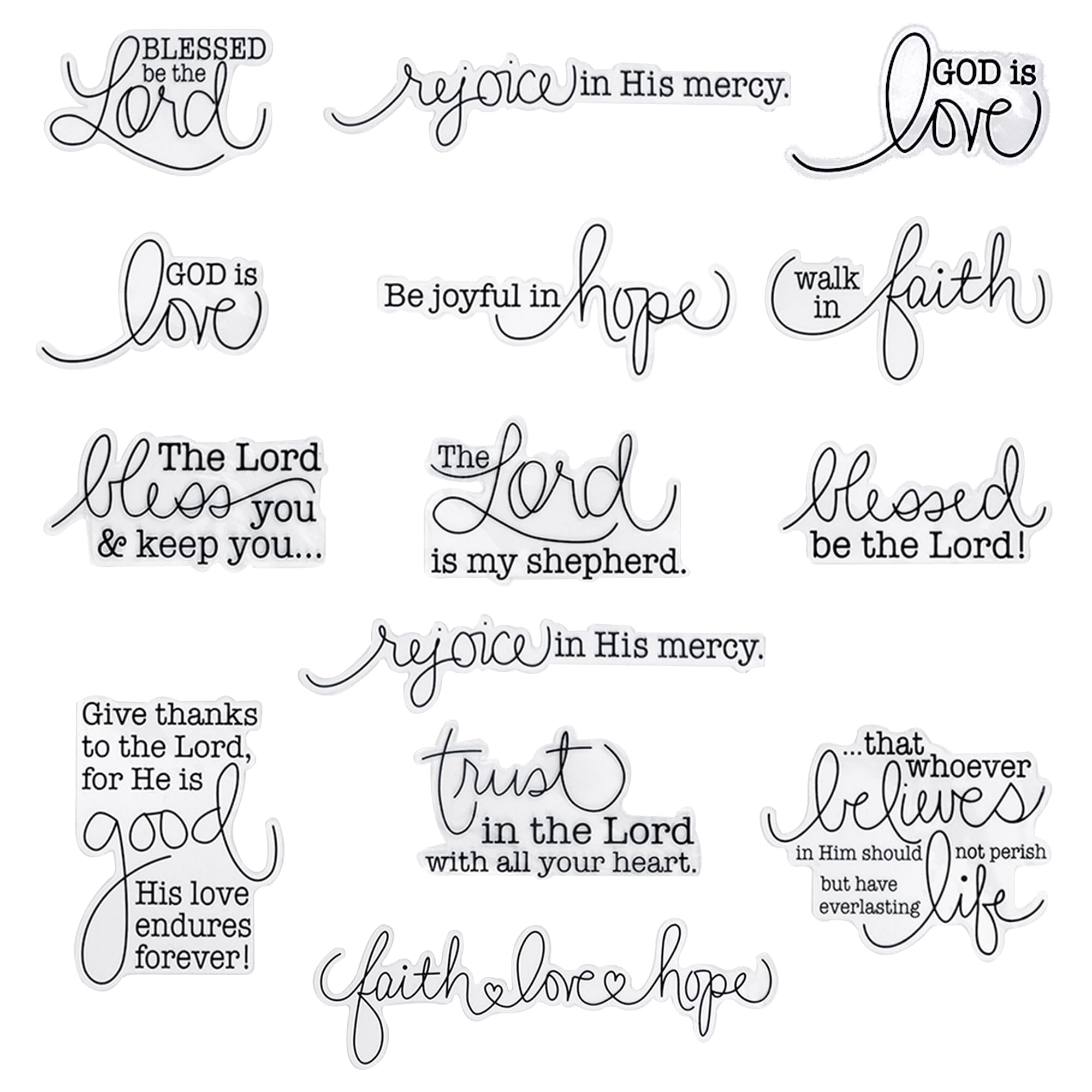 Religious Christian Bible Stickers - Inspirational Prayer Faith Scripture Stickers for Bible Journaling, Scrapbooking & Planner Decor - Perfect for Bible Study, Prayer Journals & Gift Giving