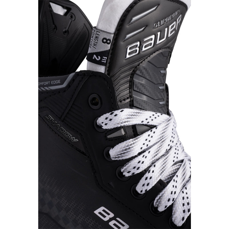 Bauer Supreme Shadow Intermediate Ice Hockey Skates - High-Performance Skates for Competitive Players & Training on Ice