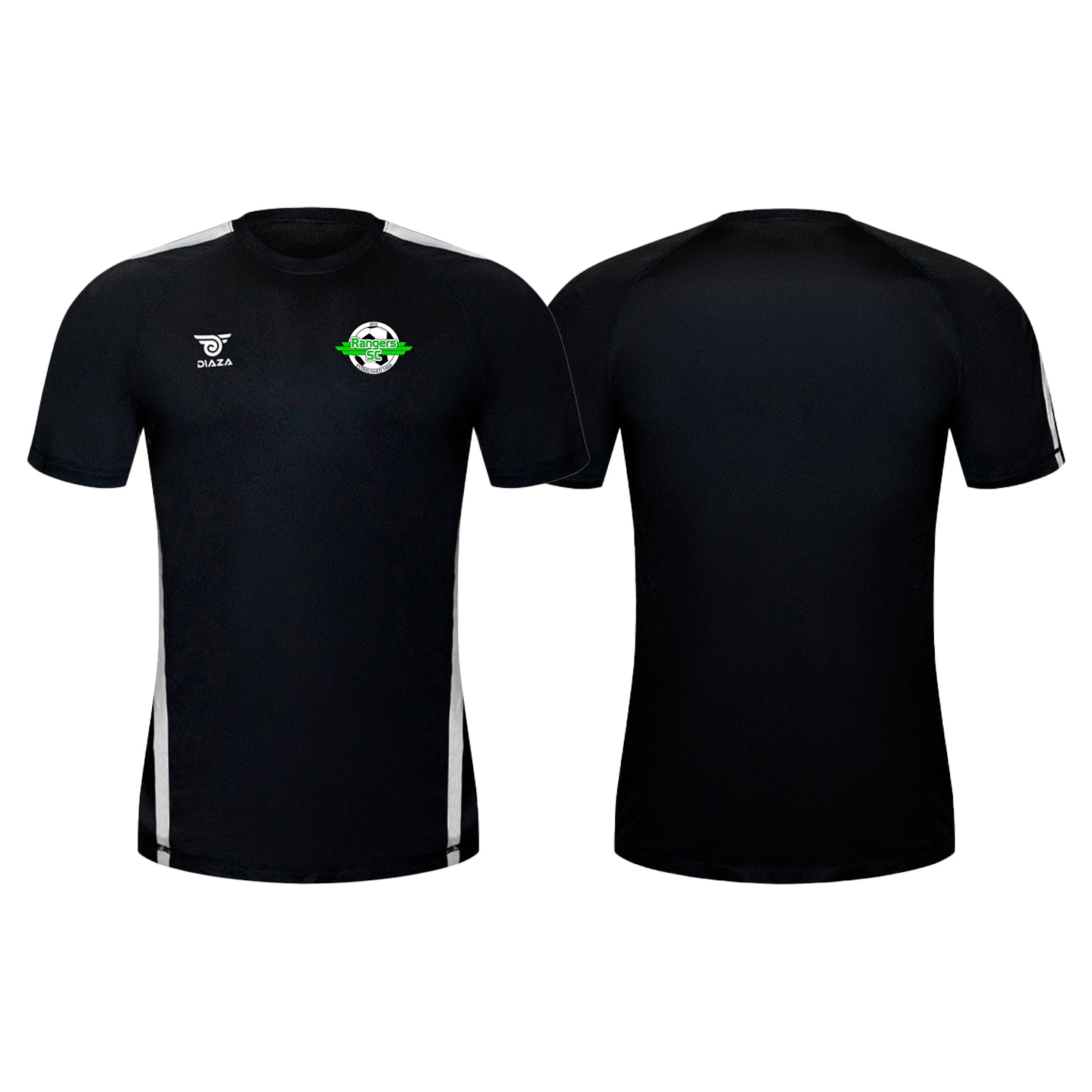 Rangers SC City Training Jersey - Black & White Soccer Jersey for Men - Perfect for Training, Matches, and Fan Wear