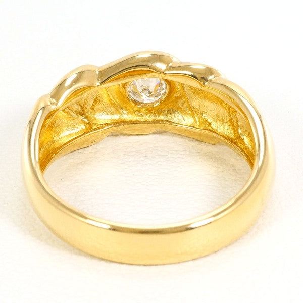 18K Yellow Gold Diamond Ring for Women - Elegant Solitaire Engagement & Wedding Band - Perfect for Proposals, Anniversaries, and Special Occasions