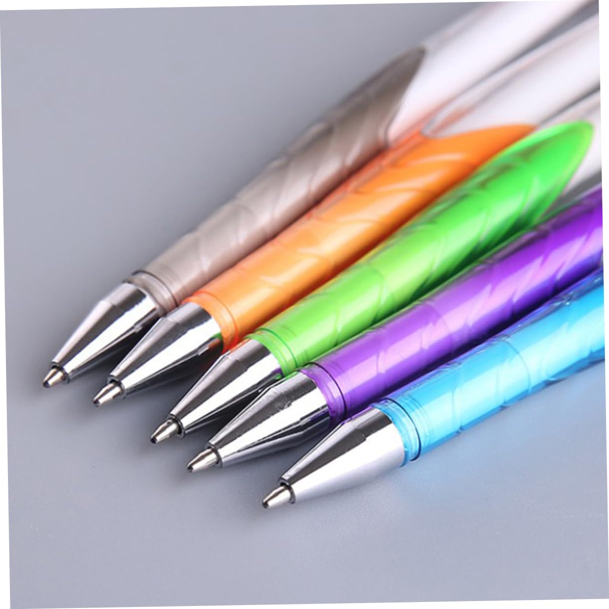 NUOBESTY 12-Pack Black Gel Ink Ballpoint Pens - Smooth Writing Office & School Supplies with Cute Lovely Design (Random Colors) - Perfect for Note Taking, Journaling, and Everyday Use