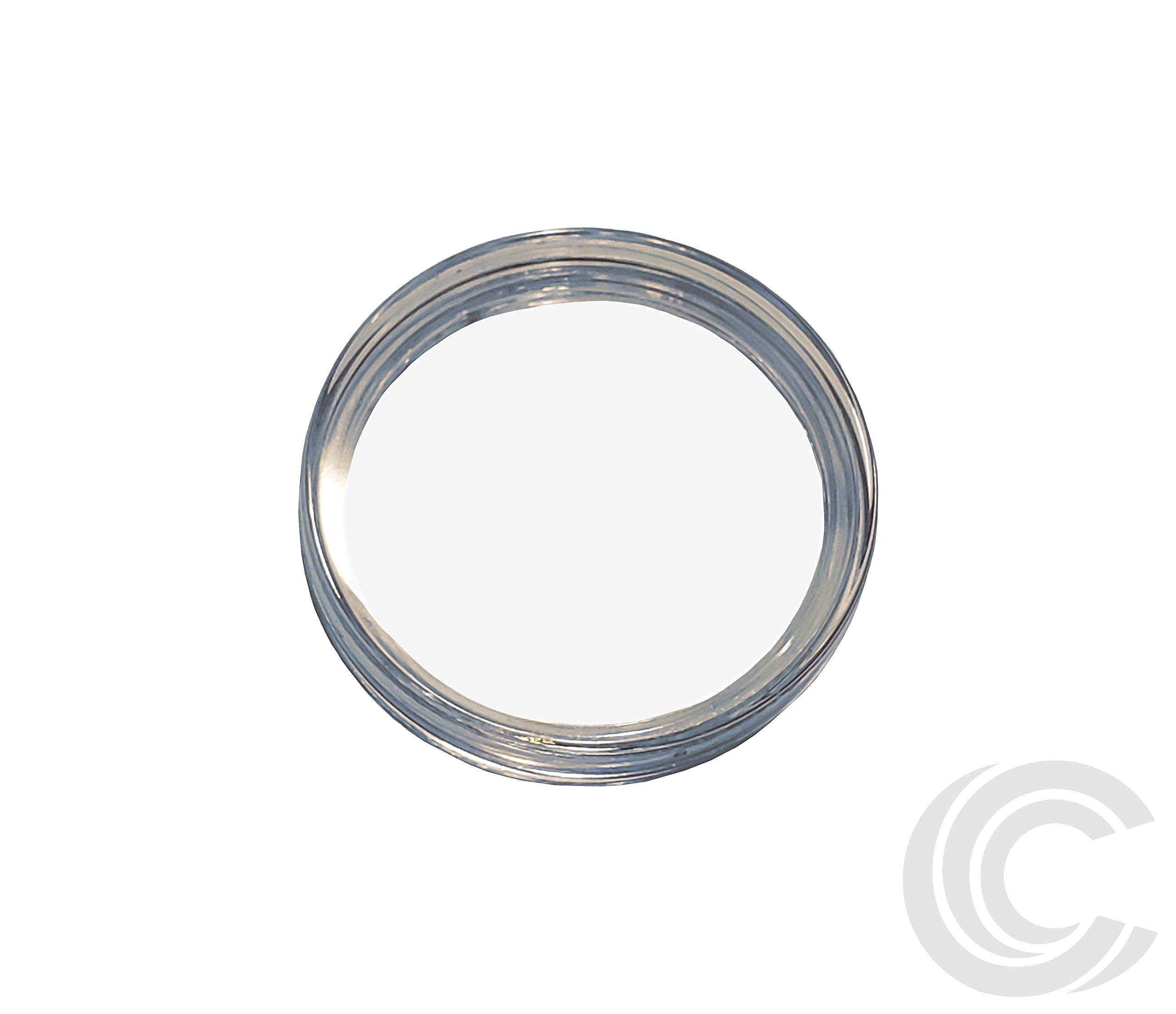 38mm Silver Dollar Coin Holders for Morgan, Peace, IKE Dollars (50 Pack) - Perfect for Coin Collectors, Storage & Display