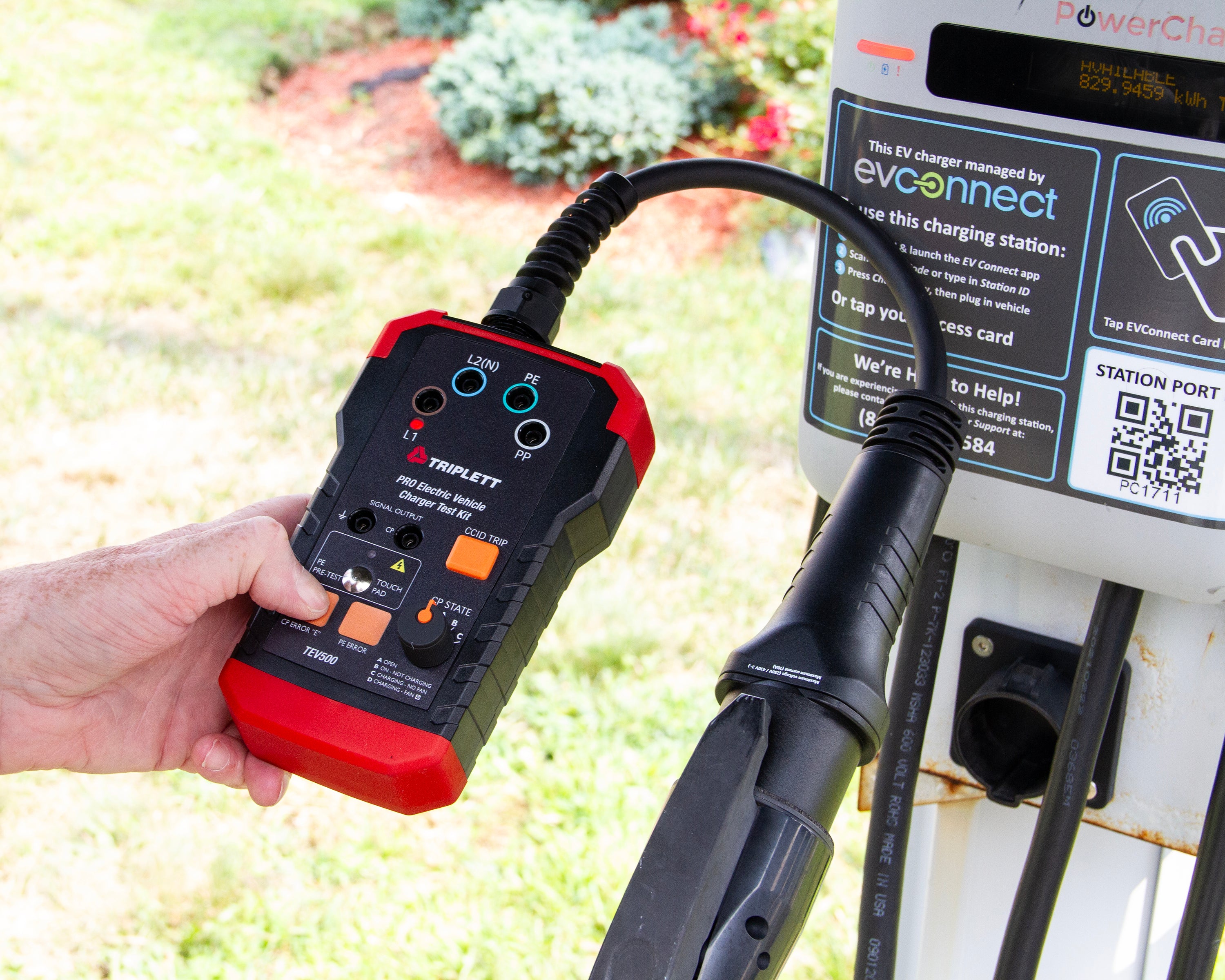 TEV500 Pro Electric Vehicle Charger Test Kit - Professional EV Charging Station Diagnostic Tool for Home & Commercial Use