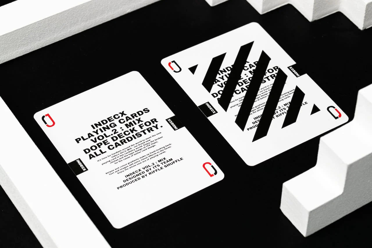 Premium Indecx Playing Cards - 12 Decks Waterproof Poker Cards for Magic Tricks, Card Games, and Casino Nights - Ideal for Poker, Blackjack, Solitaire, and Family Game Nights