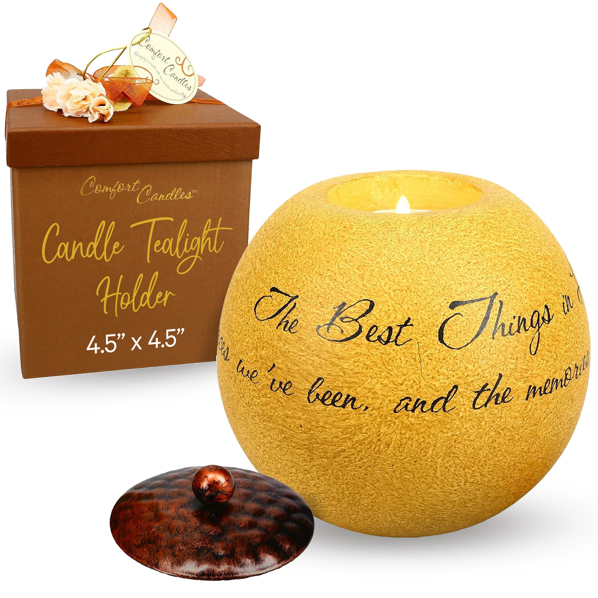 Premium Comfort Candles - Best Things in Life Scented Tea Light Candles (4.5