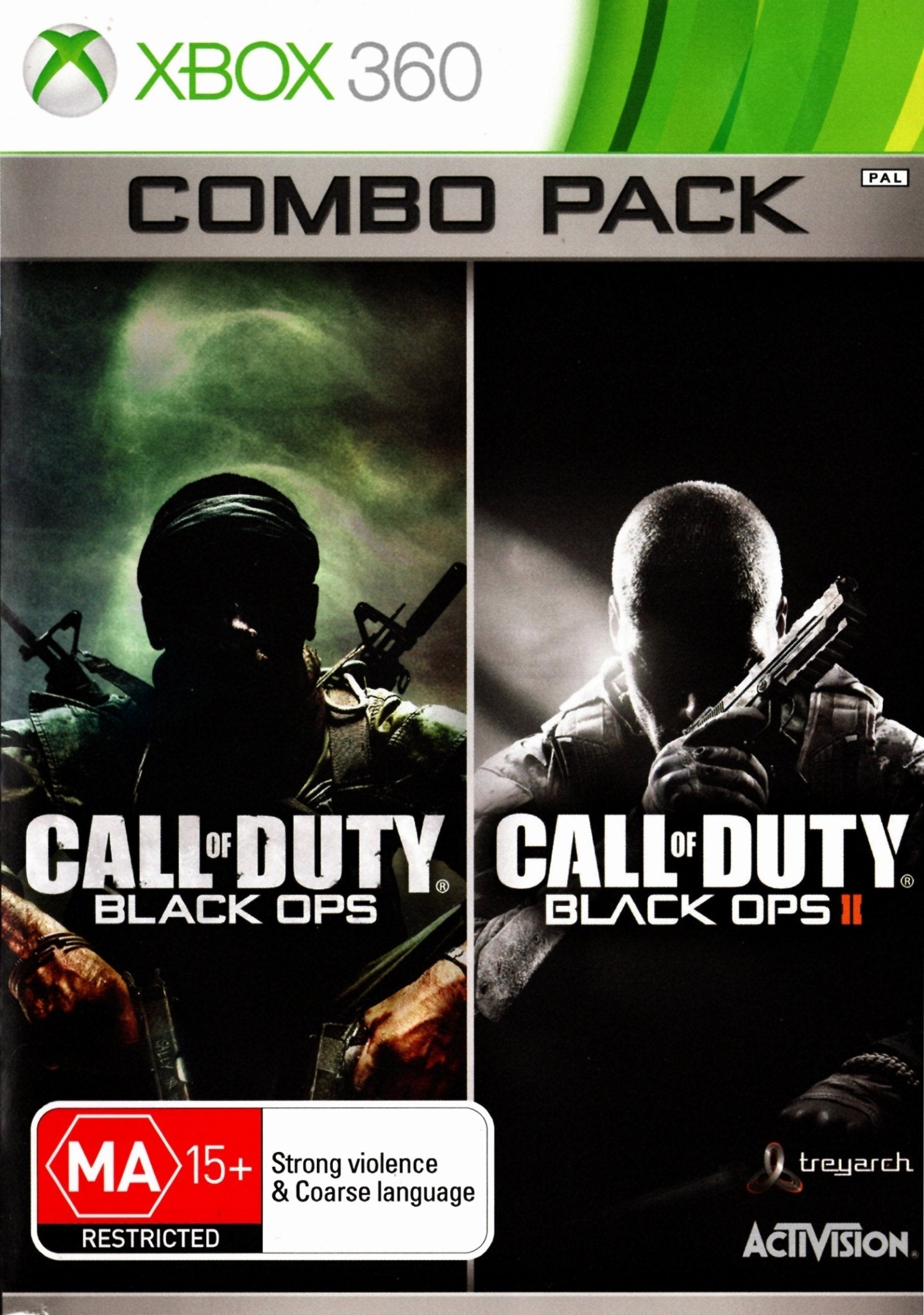 Call of Duty Black Ops & Black Ops 2 Combo Pack for Xbox 360 - PAL Version | Action-Packed First-Person Shooter Game Bundle for Multiplayer & Campaign Modes