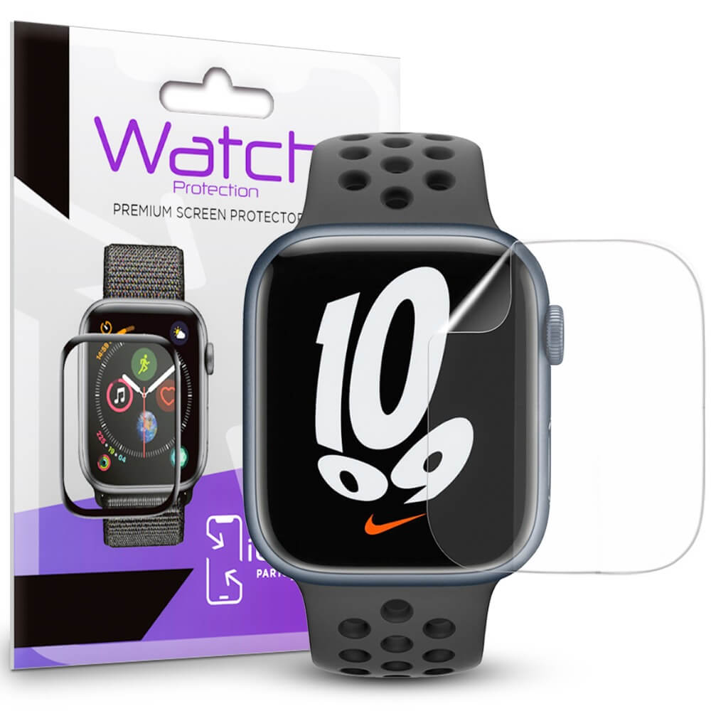 Apple Watch 45mm Screen Protector | Full Coverage TPU (Series 7 and Series 8)