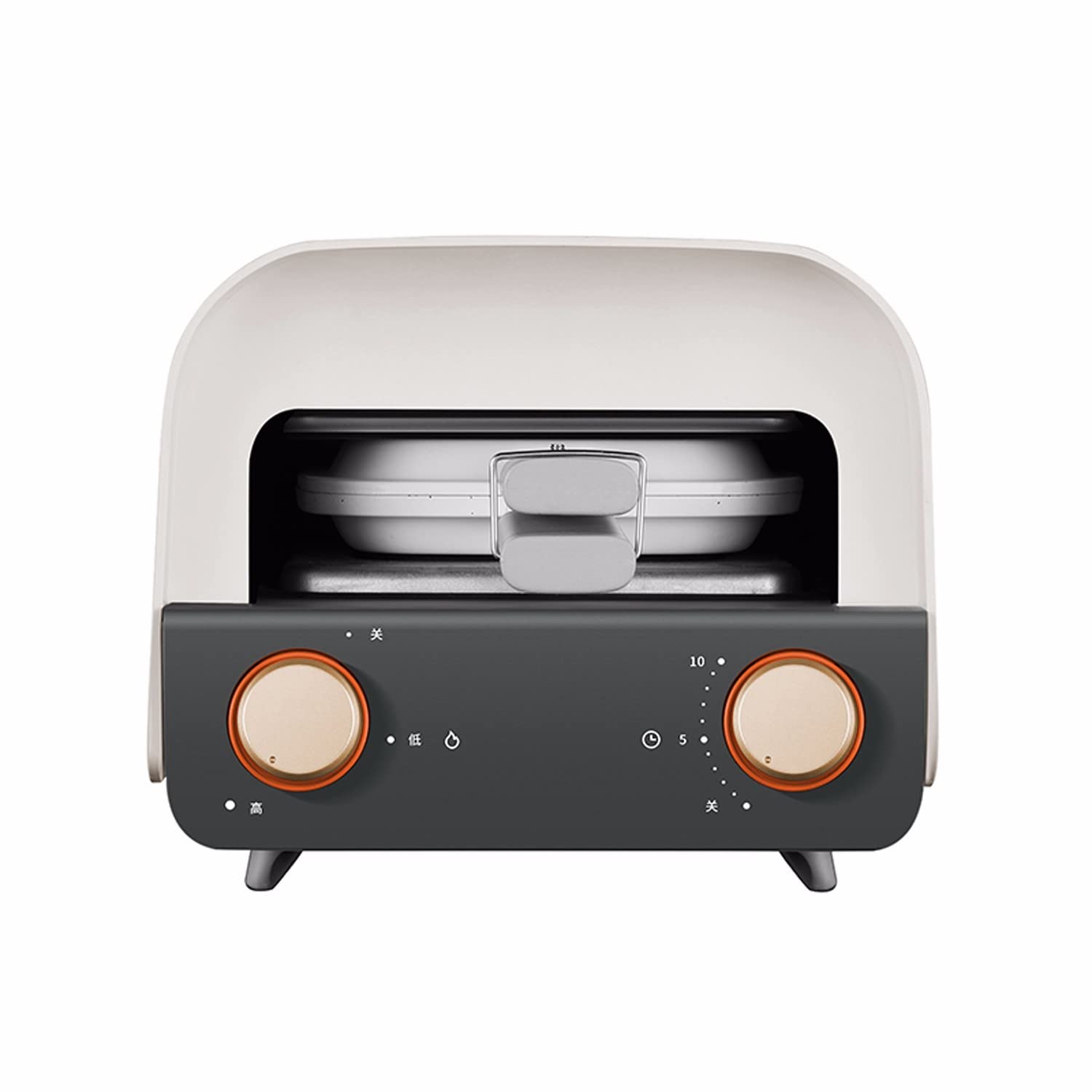 Italian Waffle Maker & Sandwich Press with Removable Non-Stick Plates - Easy to Clean & Use for Breakfast, Brunch, and Family Gatherings
