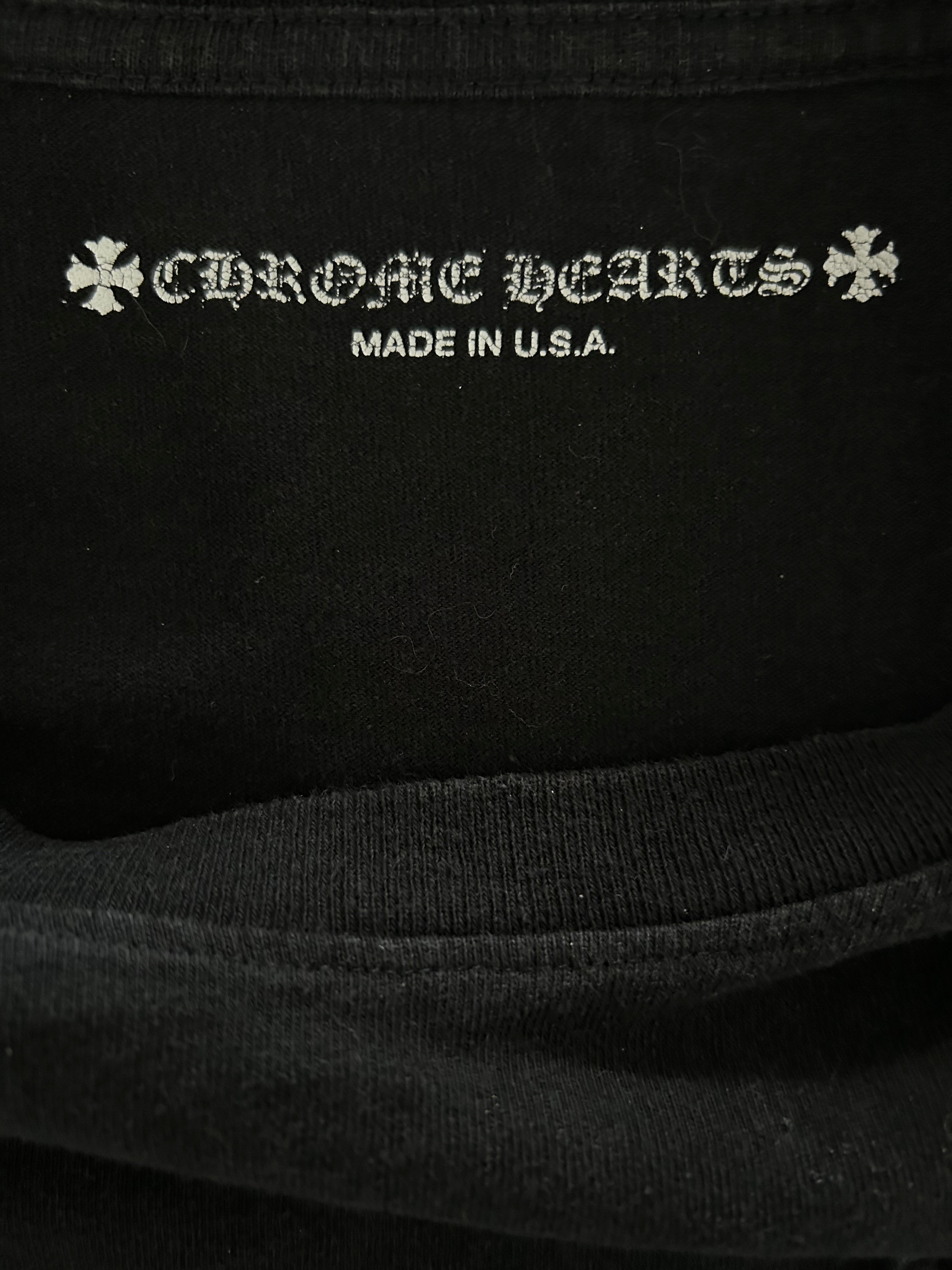 Chrome Hearts Matty Boy Black Stay Fast Long Sleeve T-Shirt for Men | Gothic Streetwear Fashion | Perfect for Concerts, Night Out & Casual Wear