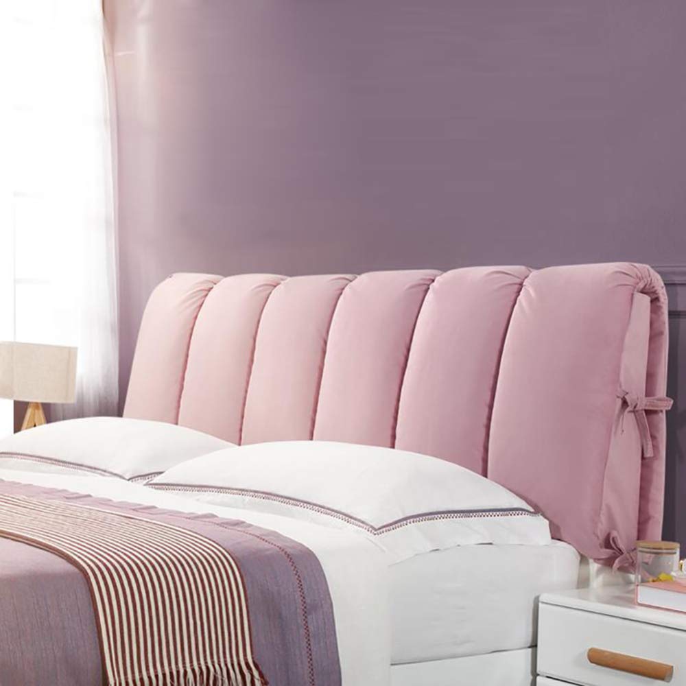 RUYII Modern Pink Fabric Headboard & Breastfeeding Cushion - 150×50cm - Stylish Bedroom Decor & Nursing Support Pillow for Comfortable Breastfeeding and Home Decor