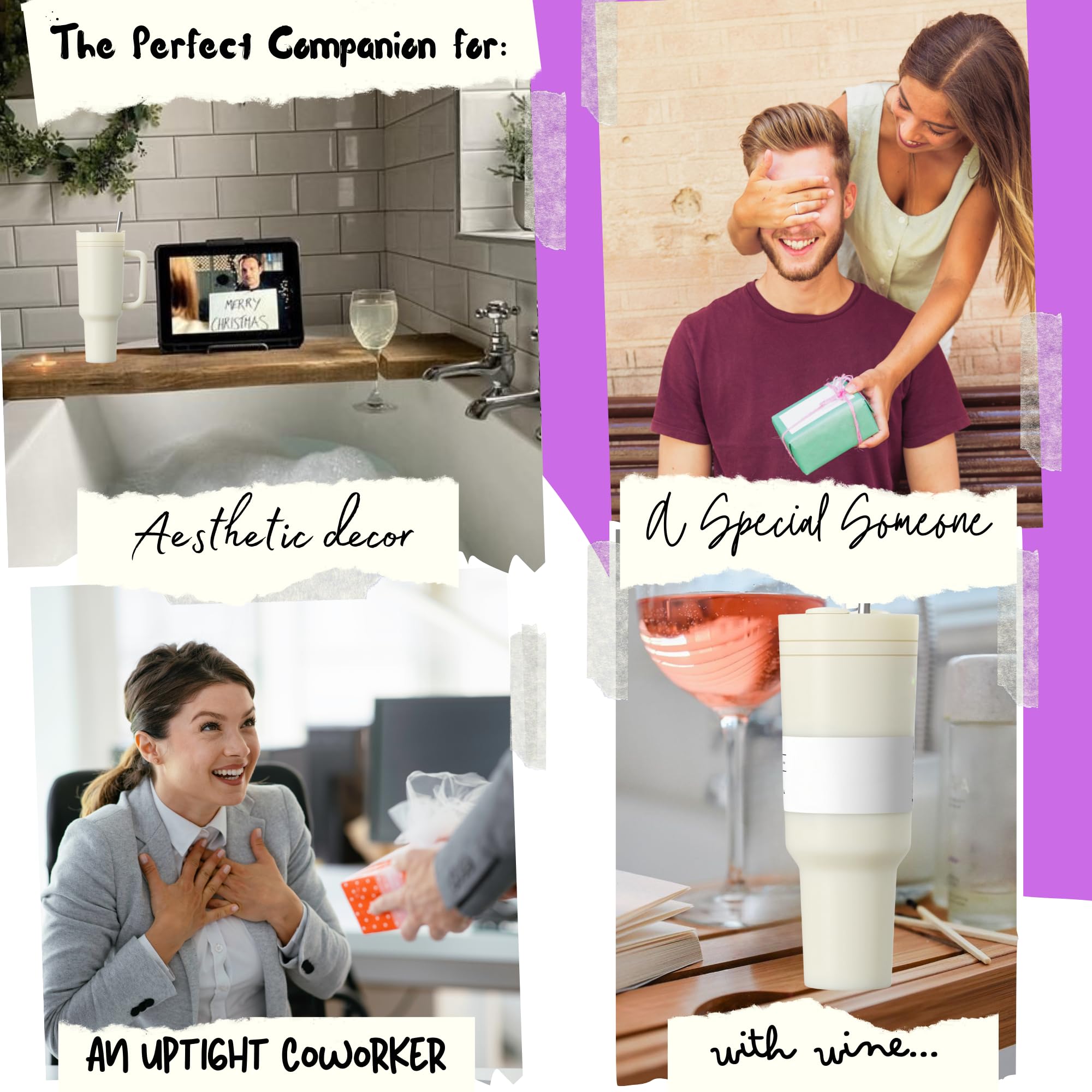 Tumbler Candle in Gift Box - Air Wax for Teen Girls - Perfect Stocking Stuffer & White Elephant Gift
