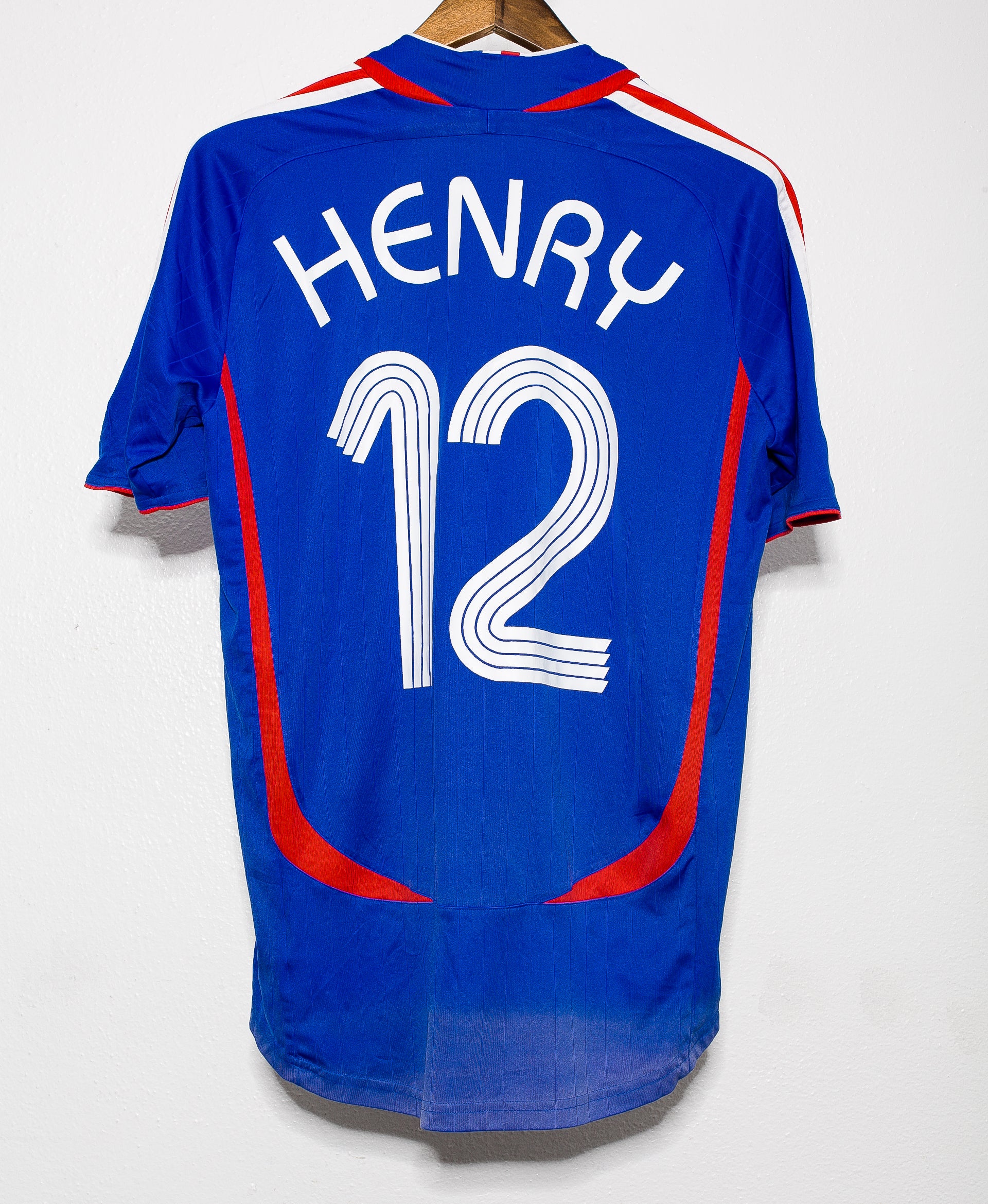 2006 France #12 Thierry Henry Soccer Jersey - Authentic Vintage Football Shirt for Fans & Collectors - Perfect for Matches, Gifts & Memorabilia Display