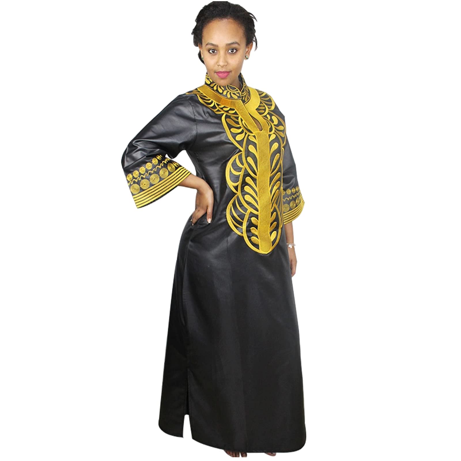 Elegant African Dresses for Women & Plus Size African Dresses for Girls - Traditional African Wedding Party Attire Without Head Wraps | Perfect for Cultural Celebrations, Bridal Showers & Special Occasions
