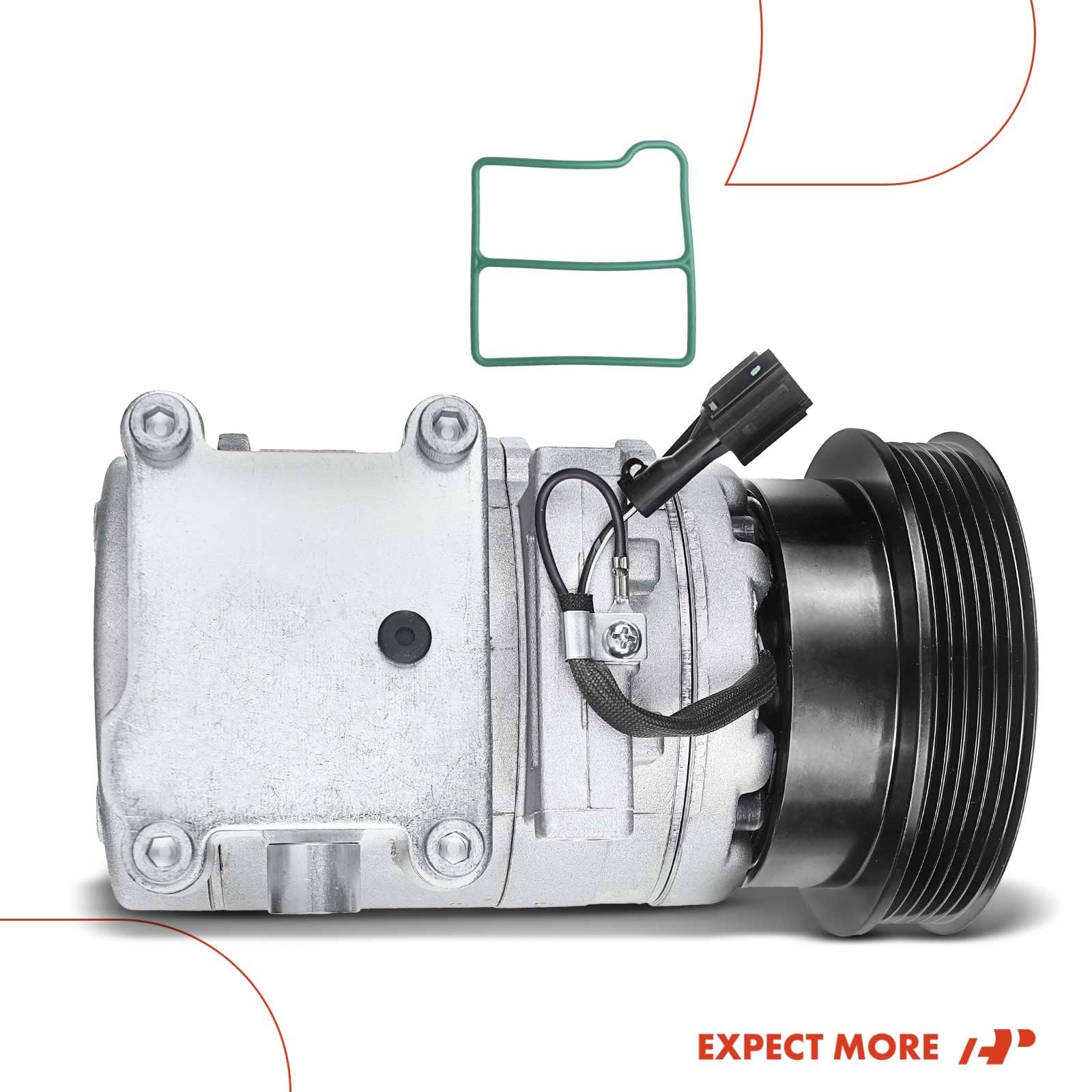 Premium AC Compressor with Clutch for Hyundai Tiburon 2.7L 2003-2008 | High-Performance Air Conditioning Replacement Part | Perfect for Summer Cooling & Car Maintenance