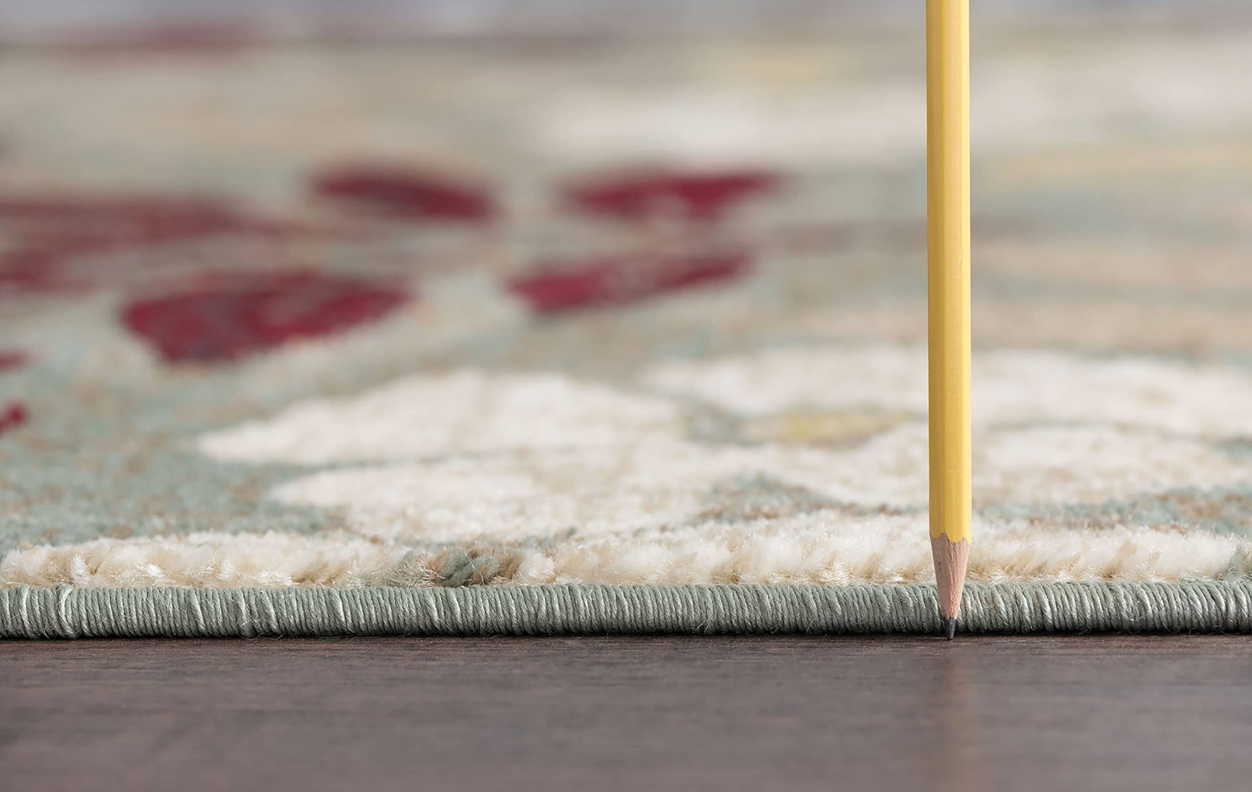 Universal Rugs Kalea Area Rug 8' x 10' Seafoam - Soft Modern Non-Slip Living Room Rug for Bedroom, Dining Room & Home Decor