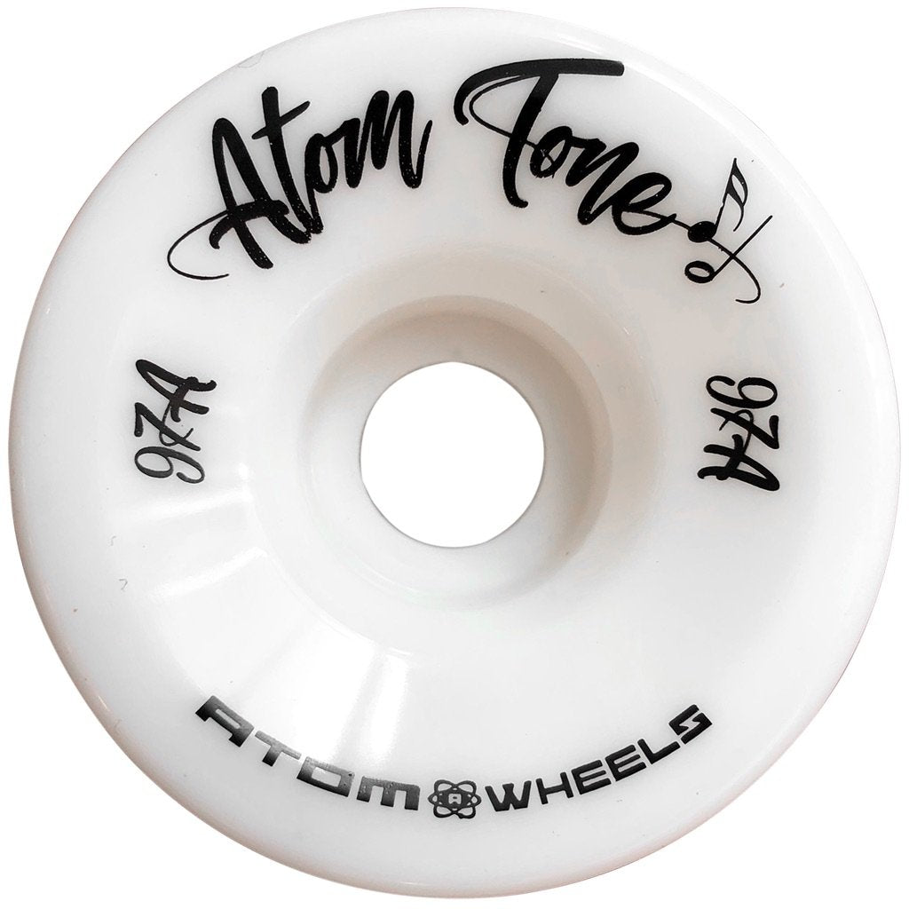 Atom Tone Wheels 57mm 97a 4pk - High Performance Skateboard Wheels for Street Skating and Tricks