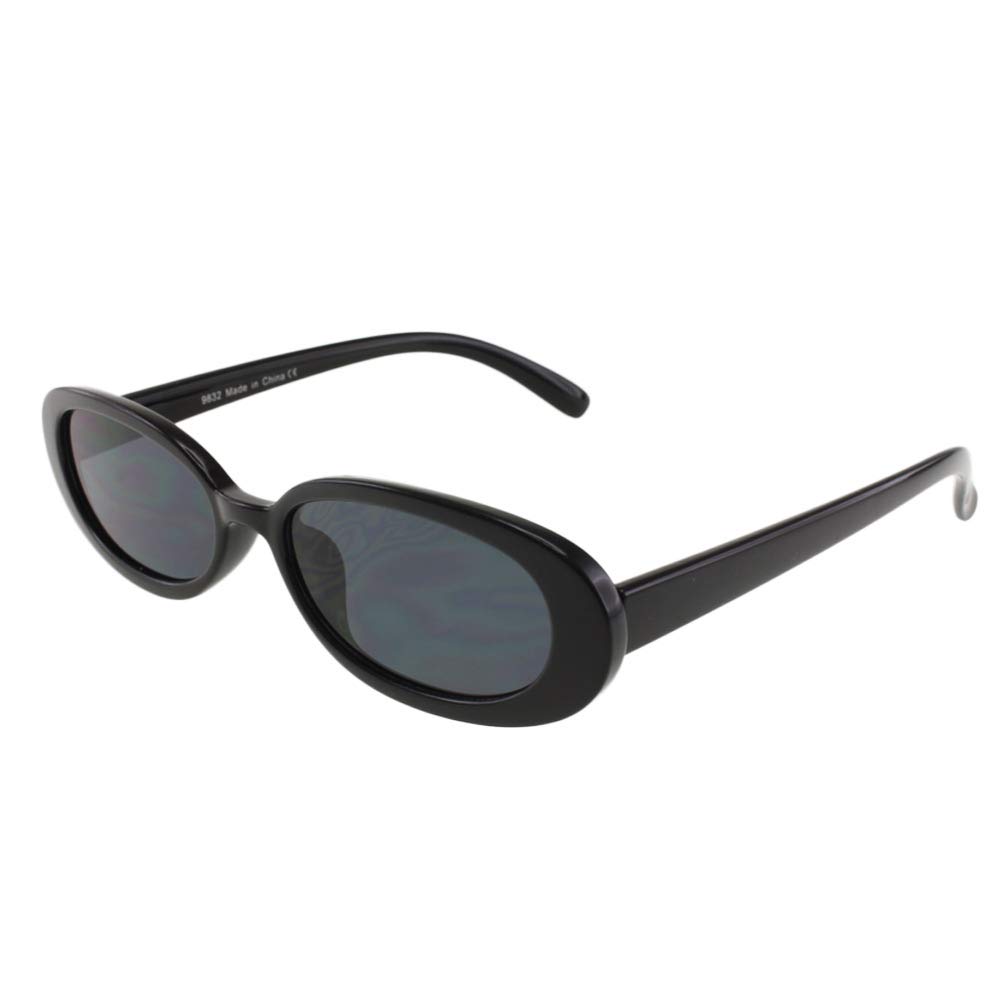Blair Women's Fashion Skinny Slim Oval Sunglasses - UV Protection Cat Eye Shades for Women, Perfect for Beach, Driving & Outdoor Activities