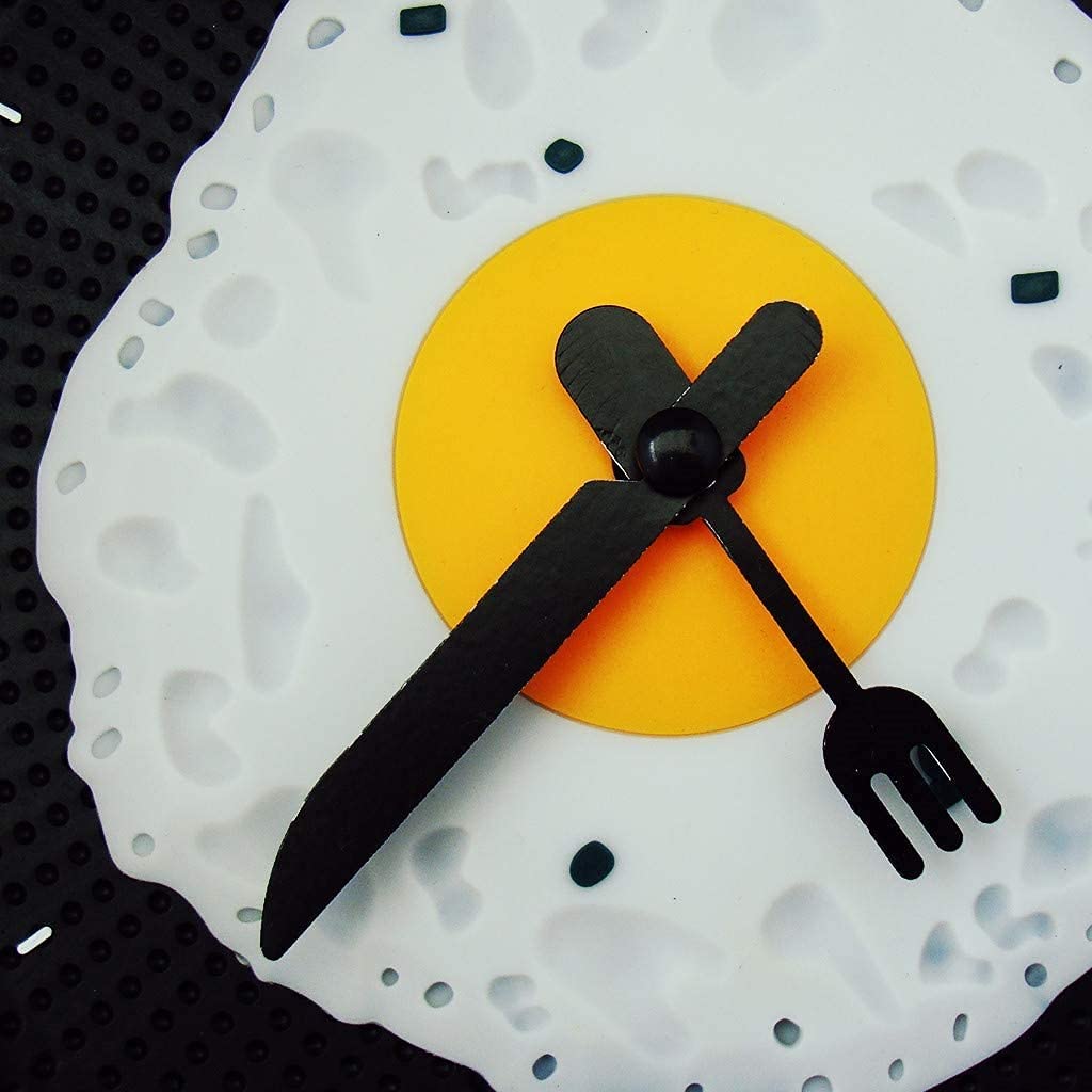 Modern Metal Frying Pan Wall Clock - 10