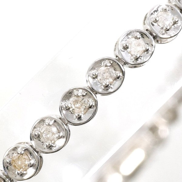 18K White Gold Diamond Bracelet for Women - Elegant Stackable Tennis Bracelet for Everyday Wear & Special Occasions