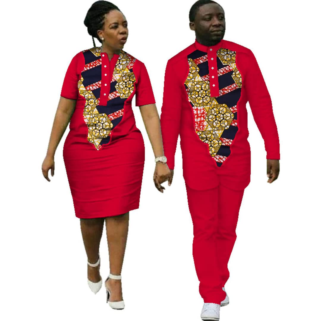 Stylish Dashiki African Dresses & Matching Sets for Women & Men | Traditional African Clothing Tops & Pants | Perfect for Cultural Events, Weddings & Festivals | Size XL