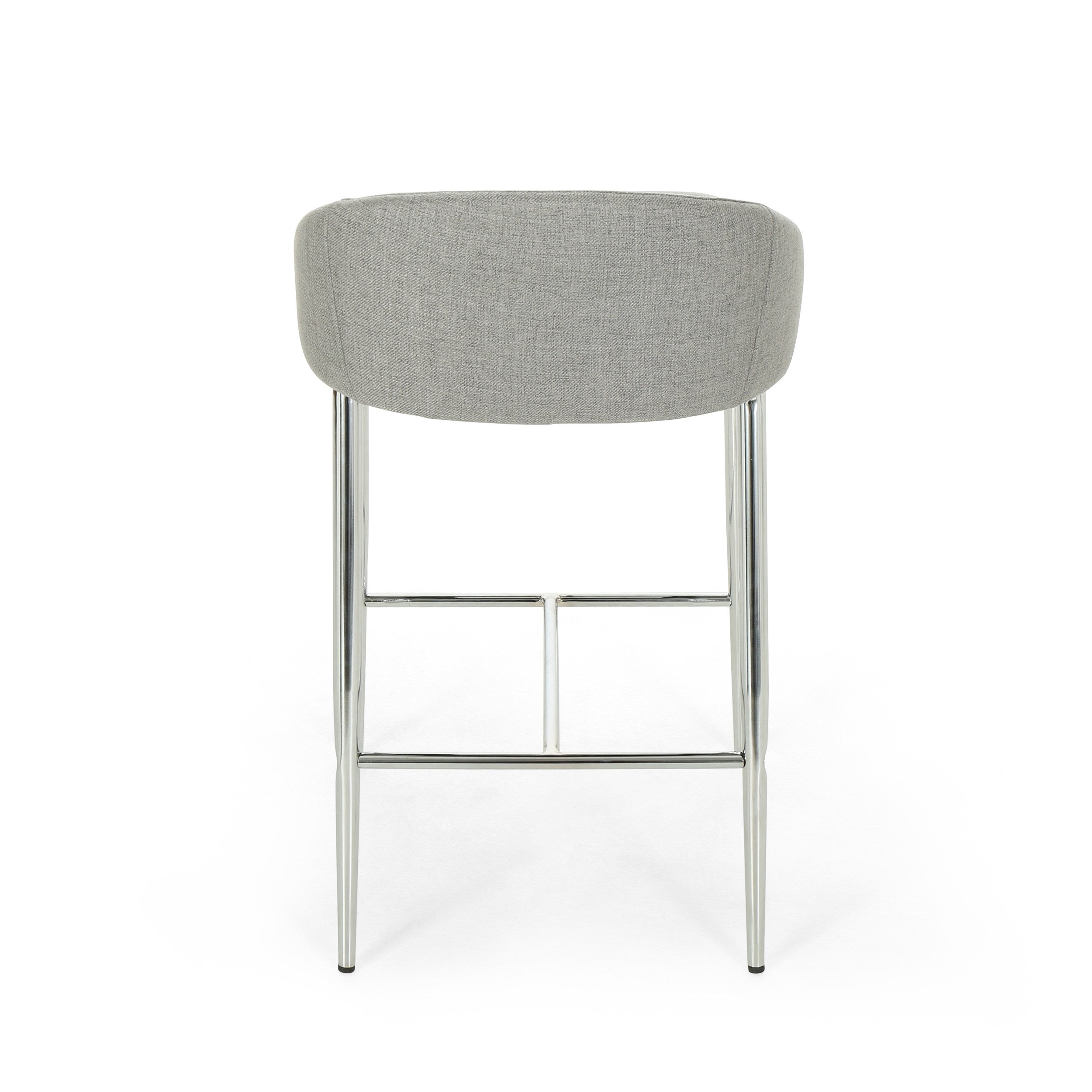 2-Piece Counter Height Bar Stools Set - Modern Kitchen Island Stools for Dining & Breakfast Nook - Adjustable Height Barstools for Home, Cafe & Restaurant Use