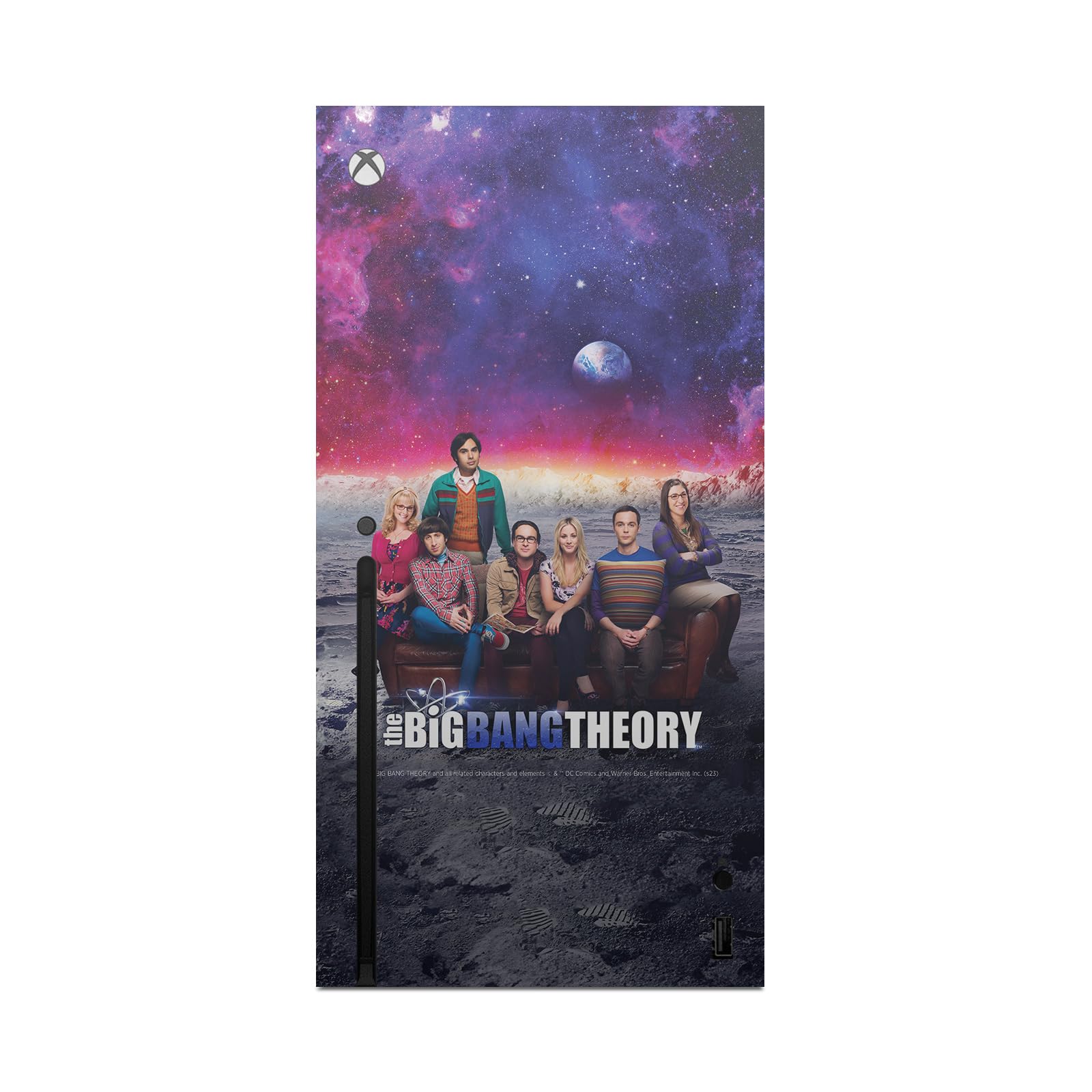 Official The Big Bang Theory Season 11 Art Vinyl Skin Sticker - Compatible with Xbox Series X Console & Controller Bundle - Perfect for Gaming Enthusiasts & TV Show Fans