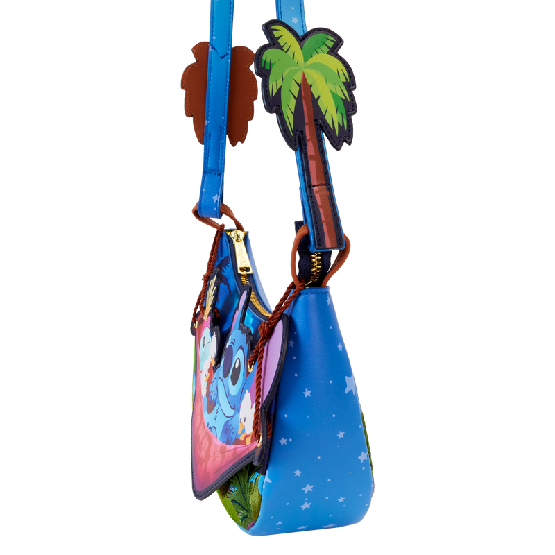 Stitch Camping Cuties Crossbody Bag for Women - Cute Disney Inspired Mini Purse for Travel, Shopping & Everyday Use