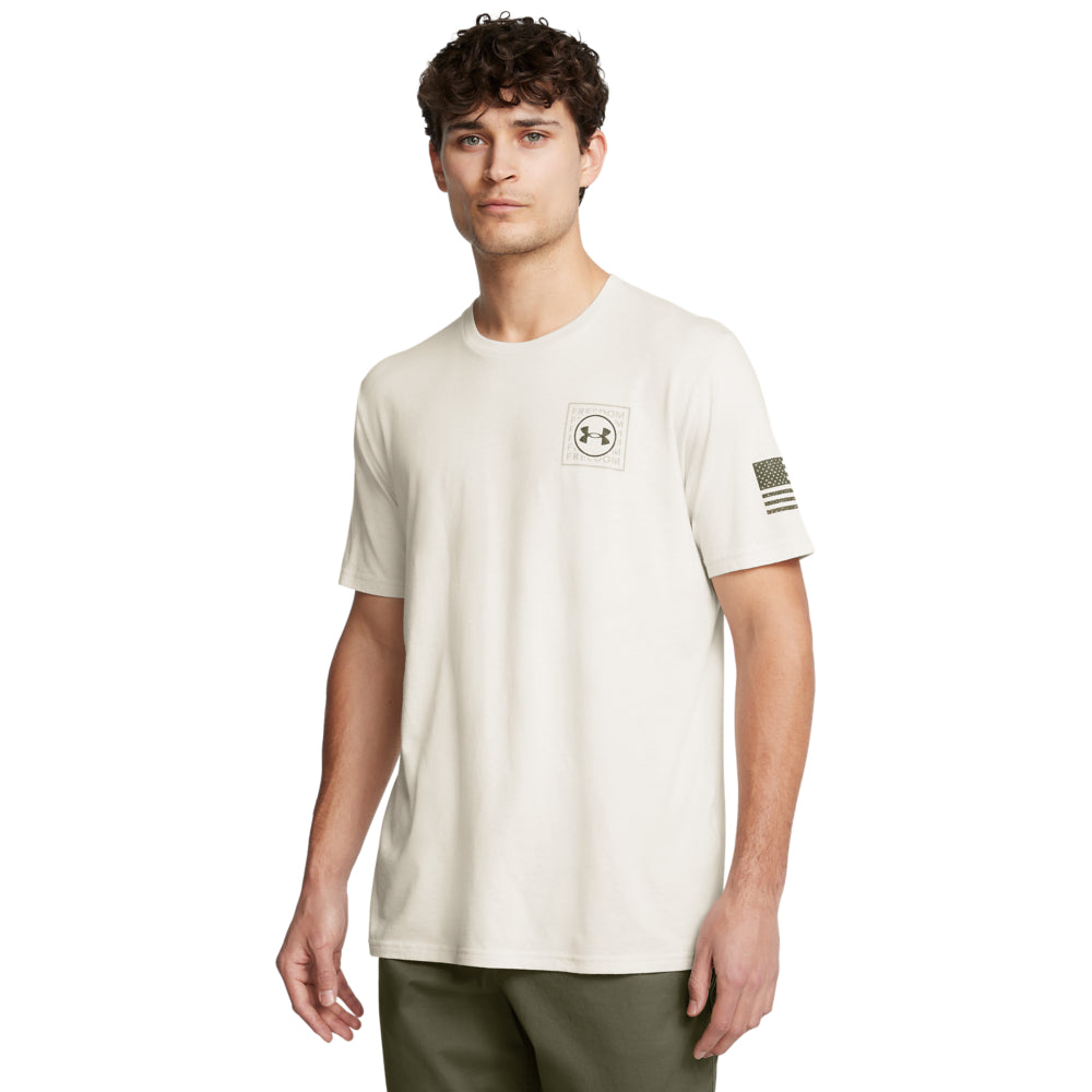 Men's Under Armour Freedom Snake T-Shirt - Moisture-Wicking, Breathable Workout Tee for Running, Gym & Casual Wear
