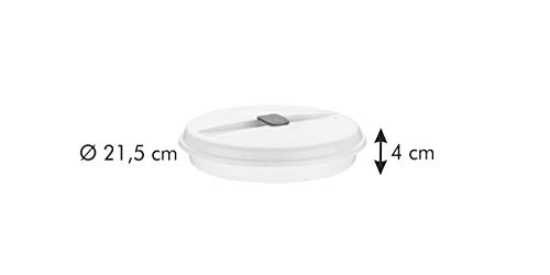 Tescoma 705030 Purity Microwave Egg Poacher, Non-Stick Coating, White Plastic, 21.5 cm Diameter x 4 cm Height – Perfect for Quick Breakfast, Healthy Cooking & Microwave Meal Prep