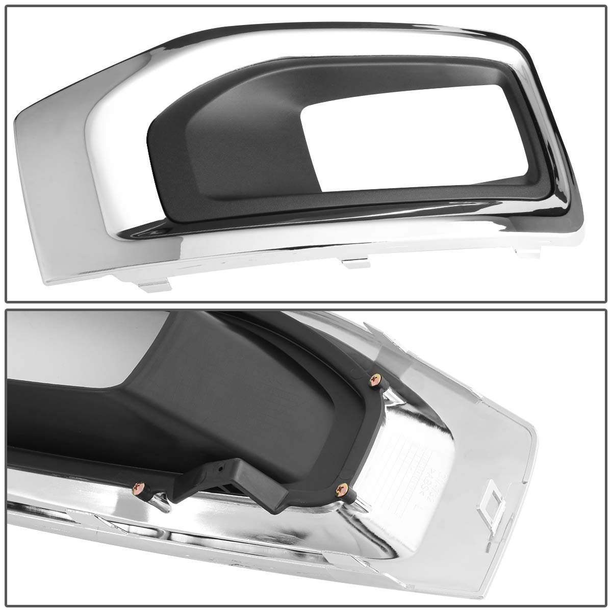 DNA MOTORING FL-ZTL-263-AM LED Fog Light Kit with Bezel & Switch - Compatible with 2007-2008 Cadillac Escalade, 2007-2013 Chevrolet Avalanche, 2007-2015 Chevy Silverado - Upgrade Your Truck's Night Visibility for Off-Road & Foggy Conditions