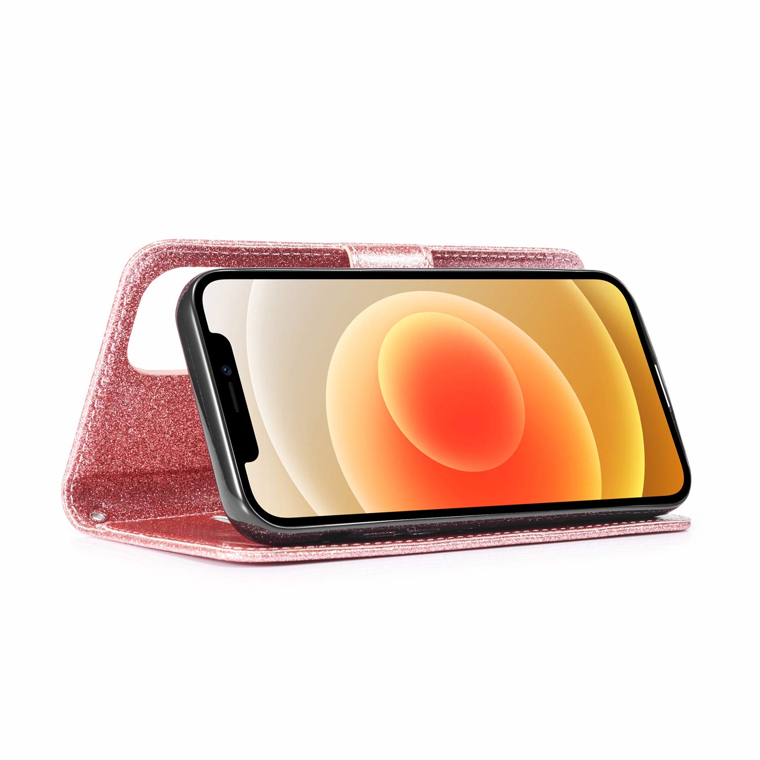 Premium PU Leather Magnetic Wallet Case for iPhone 12 Pro Max (6.7