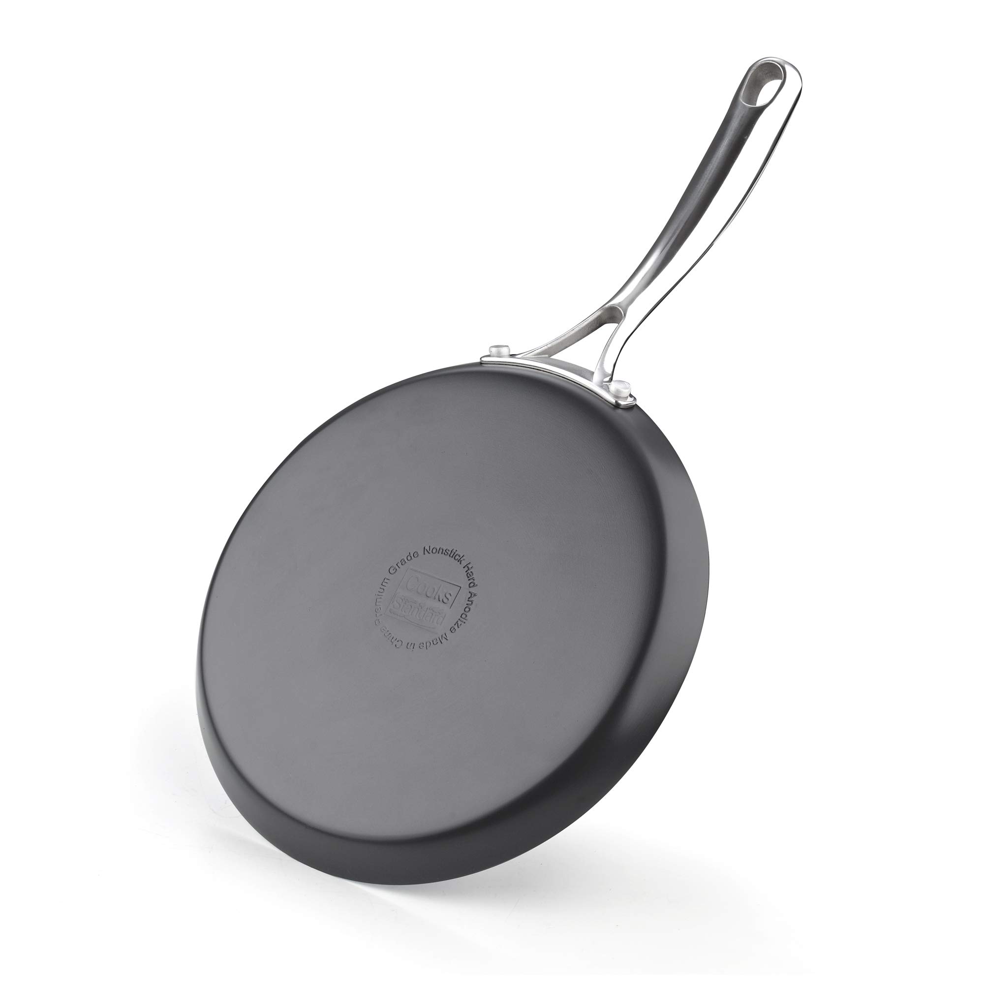 Nonstick Hard Anodized 9.5-Inch Crepe Griddle Pan - Black Cooks Standard Skillet for Perfect Pancakes, Crepes & Eggs | Ideal for Breakfast, Brunch & Family Cooking