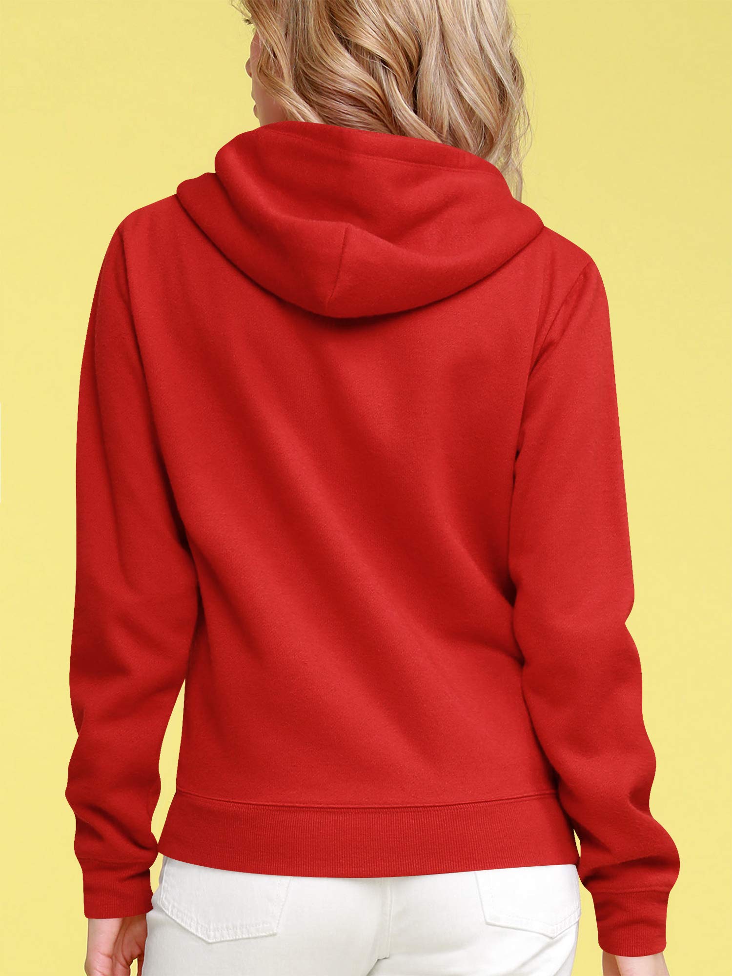 CTC Women's Active Fleece Zip-Up Hoodie Sweater Jacket - Lightweight Warm Pullover for Running, Yoga & Outdoor Activities